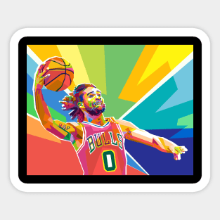 COBY WHITE POP ART Sticker